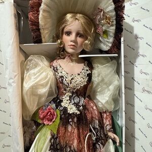 Heirloom Doll, Elegant Victorian Style Porcelain Doll